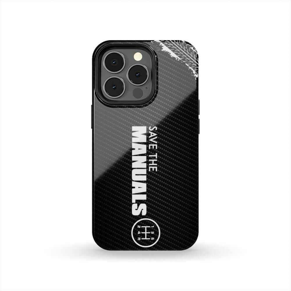 Save The Manuals Car Phone Case