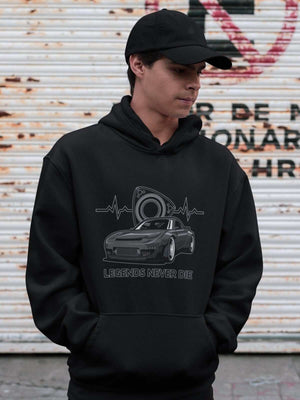 Japanese engine printed on black car hoodie, JDM sweatshirt, car guy gift, car lover, car fan, car enthusiast, petrolhead, JDM lover, boyfriend gift idea