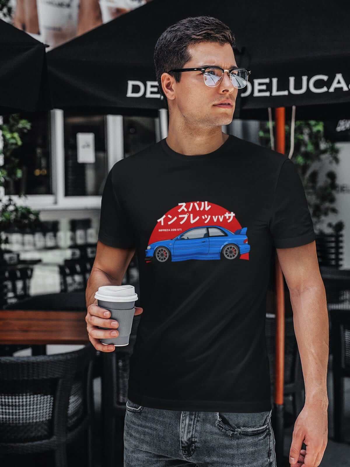 Japanese sports car printed on black car t-shirt, JDM tee, car guy gift, car lover, car fan, car enthusiast, petrolhead, JDM lover, boyfriend gift idea