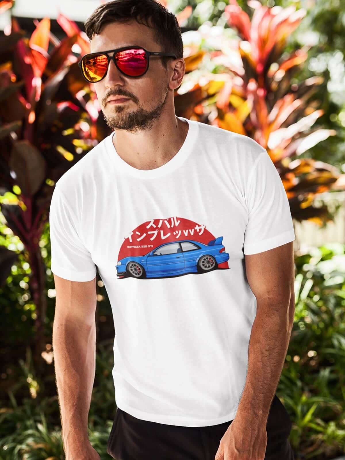 Japanese sports car printed on white car t-shirt, JDM tee, car guy gift, car lover, car fan, car enthusiast, petrolhead, JDM lover, boyfriend gift idea