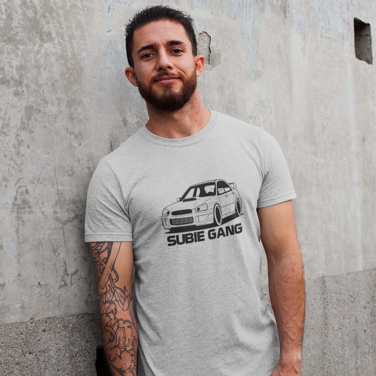 Japanese sports car printed on athletic heather car t-shirt designed for car lovers, car guys, car enthusiasts, JDM lovers, and petrolheads