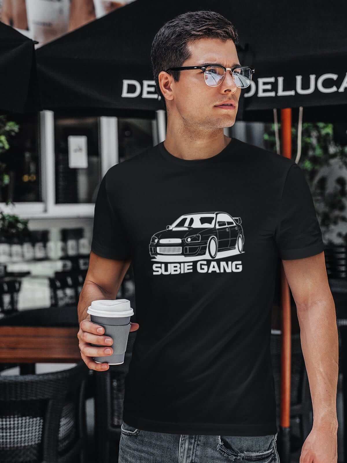 Japanese sports car printed on black car t-shirt designed for car lovers, car guys, car enthusiasts, JDM lovers, and petrolheads