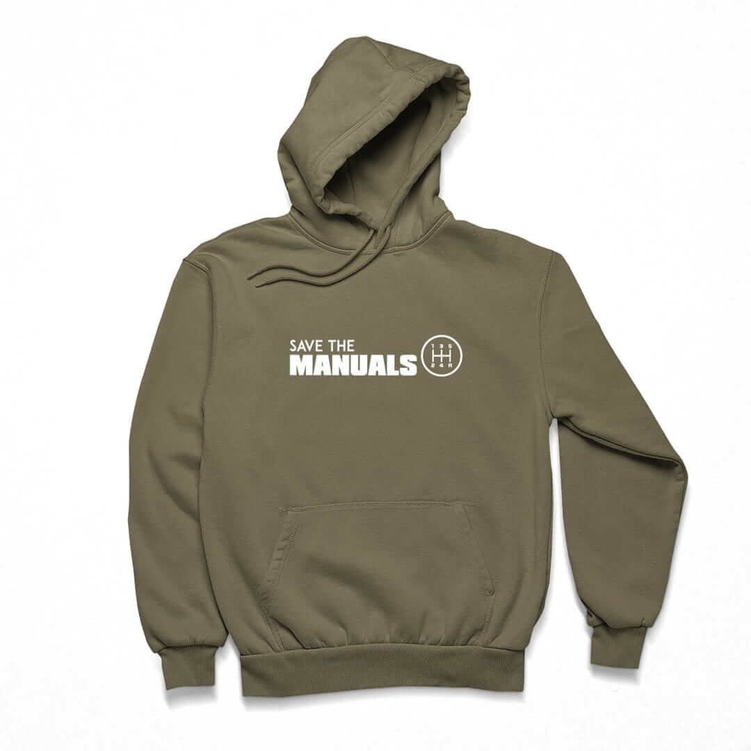 military green save the manuals car hoodie car-apparel car guy gift