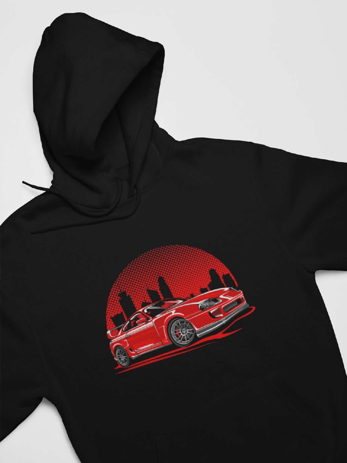 Japanese car printed on black car hoodie, JDM sweatshirt, car guy gift, car lover, car fan, car enthusiast, petrolhead, JDM lover, boyfriend gift idea