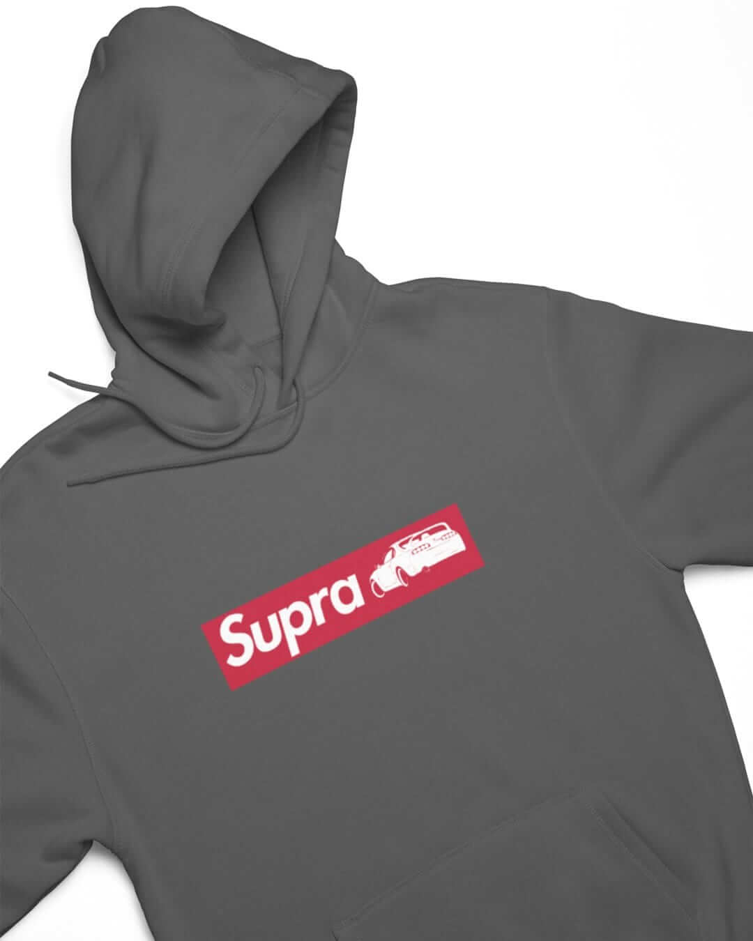 MKIV Supra 2JZ JDM car hoodie in charcoal | car guy gift for Supra fans