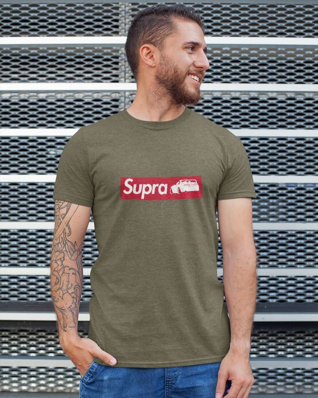 mkiv supra olive heather t-shirt
