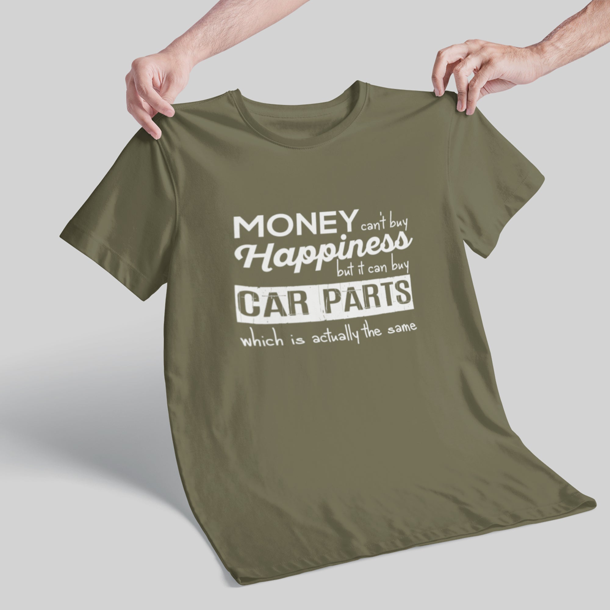 More Car Part is Equal to Happiness - Custom Shirt