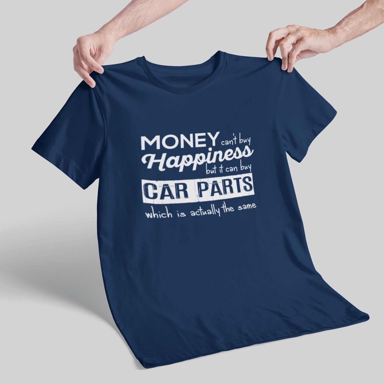 More Car Part is Equal to Happiness - Custom Shirt