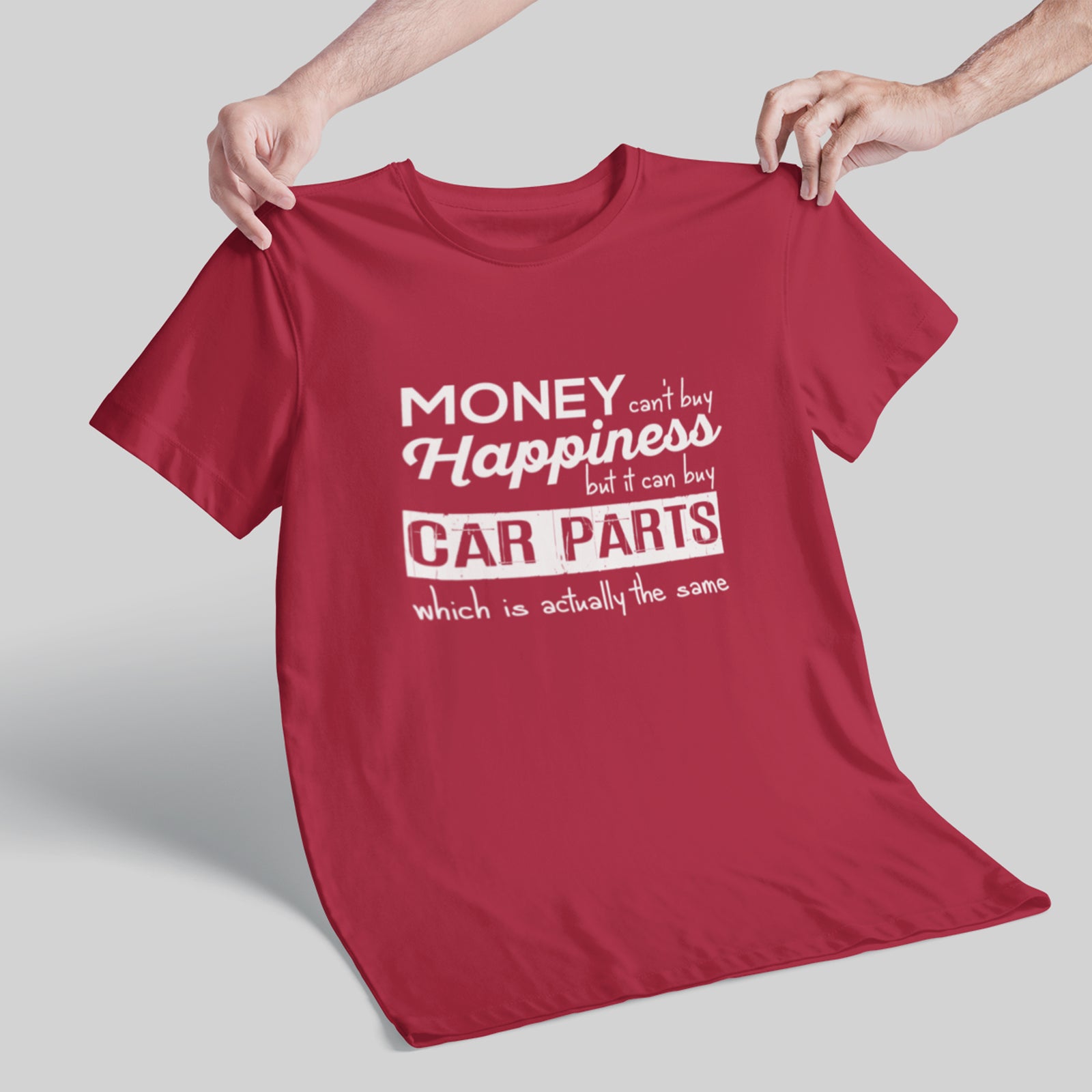 More Car Part is Equal to Happiness - Custom Shirt