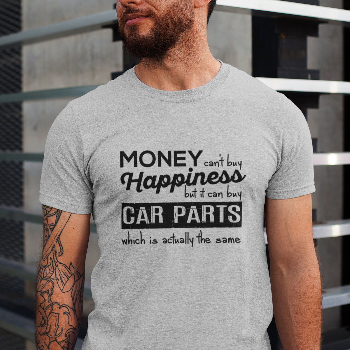 More Car Part is Equal to Happiness - Custom Shirt