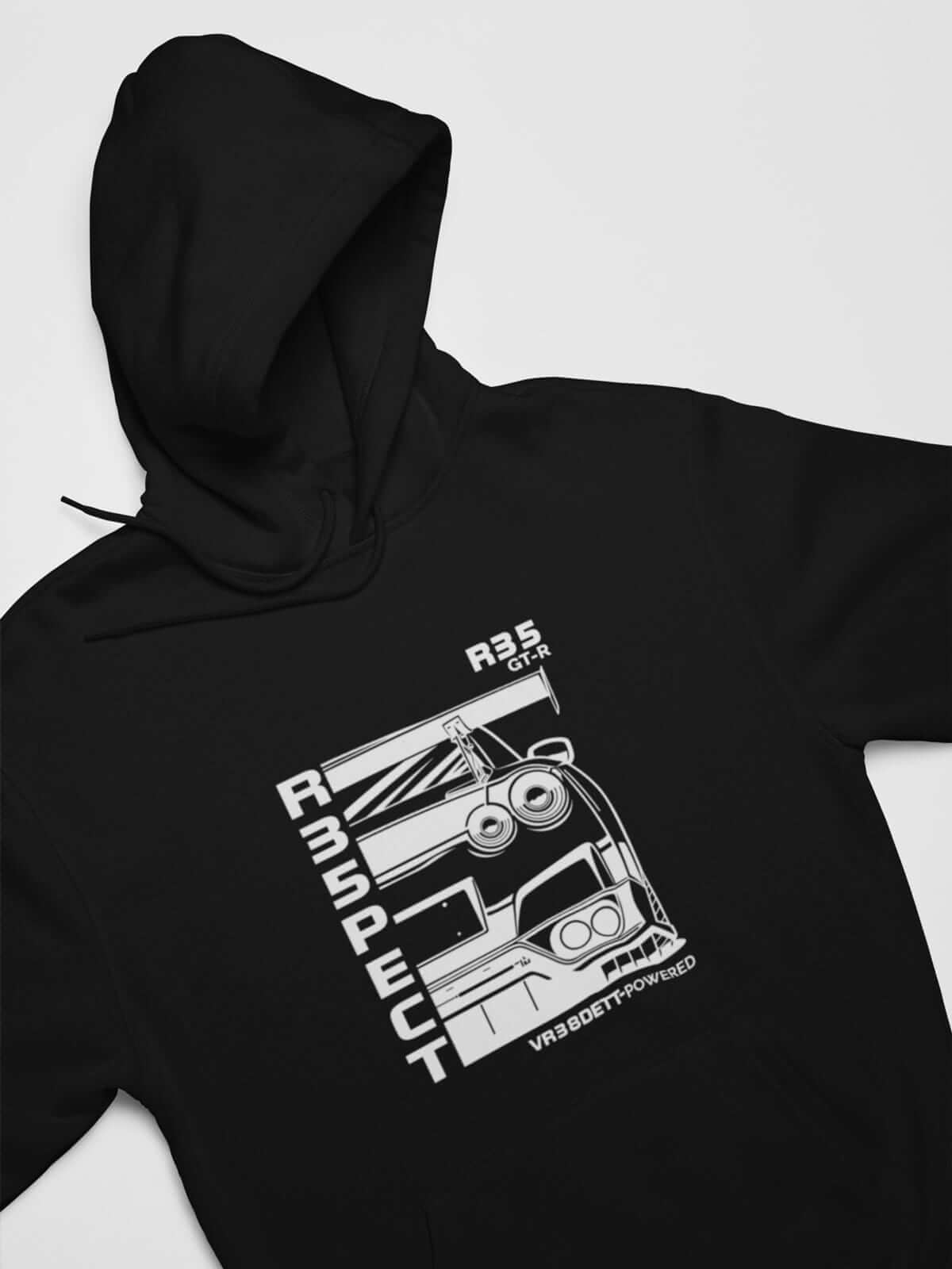 Japanese car printed on black car hoodie, JDM hooded sweatshirt, car guy gift, car lover present, car fan, car enthusiast