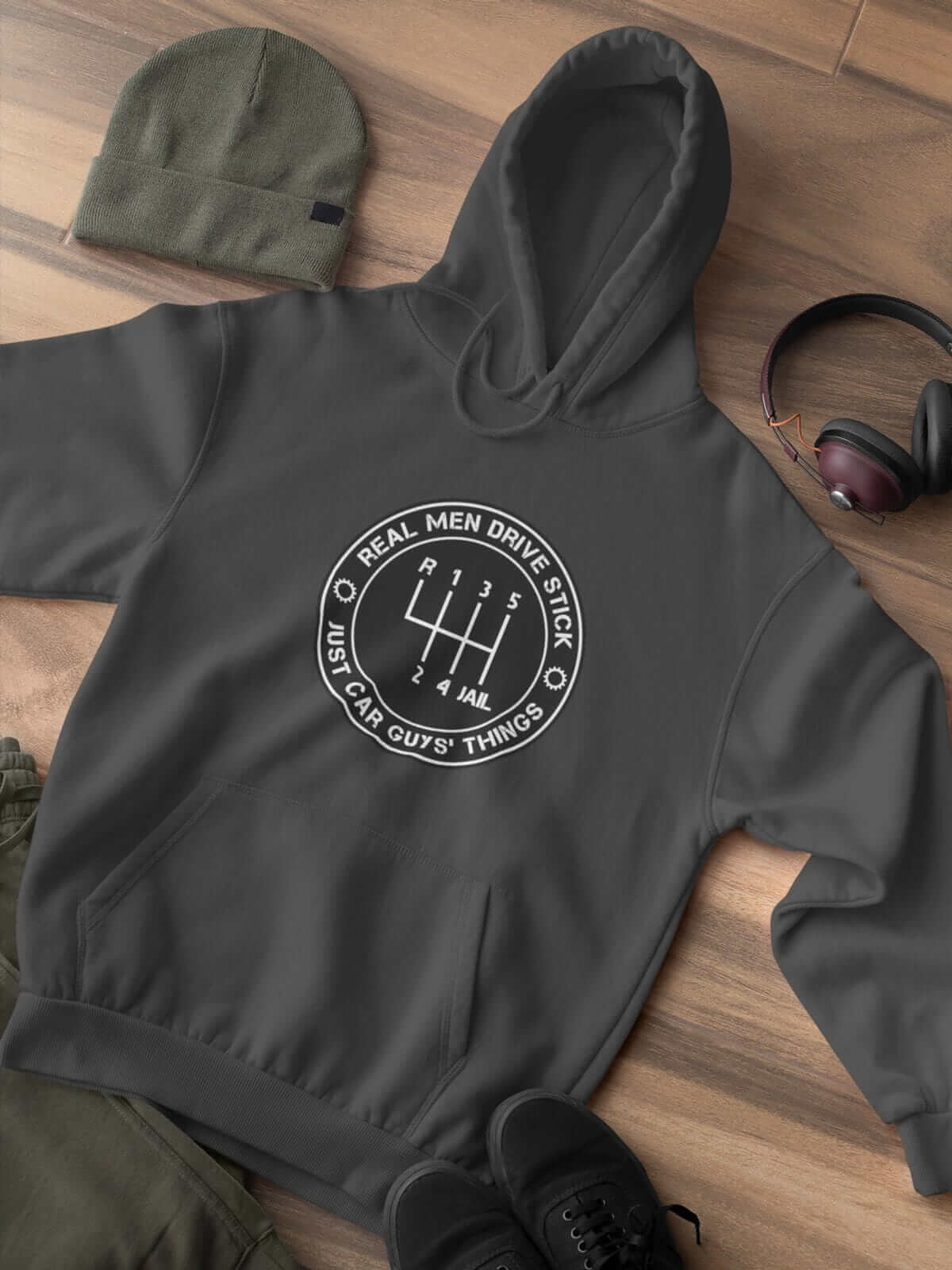 gear stick hoodies Real Men Drive Stick Hoodie