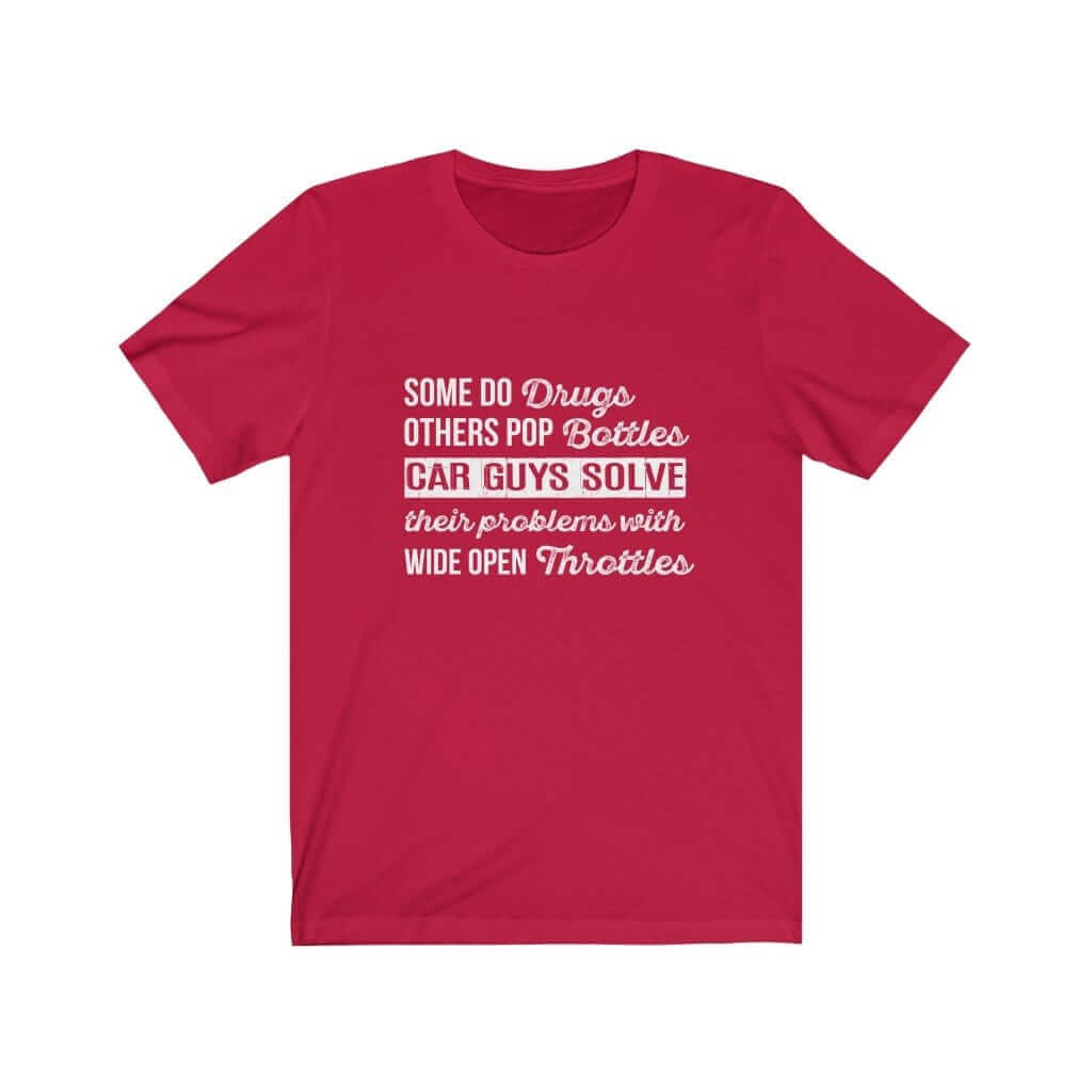 red funny car tshirt, car guys, car fans, car lovers, car enthusiasts, automotive tshirt, awesome men's gift idea