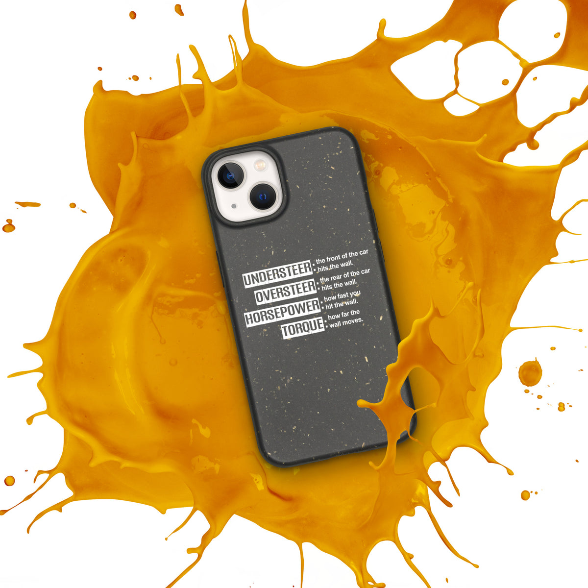 Speckled iPhone case